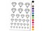 Diamond Engagement Temporary Tattoo Water Resistant Fake Body Art Set Collection